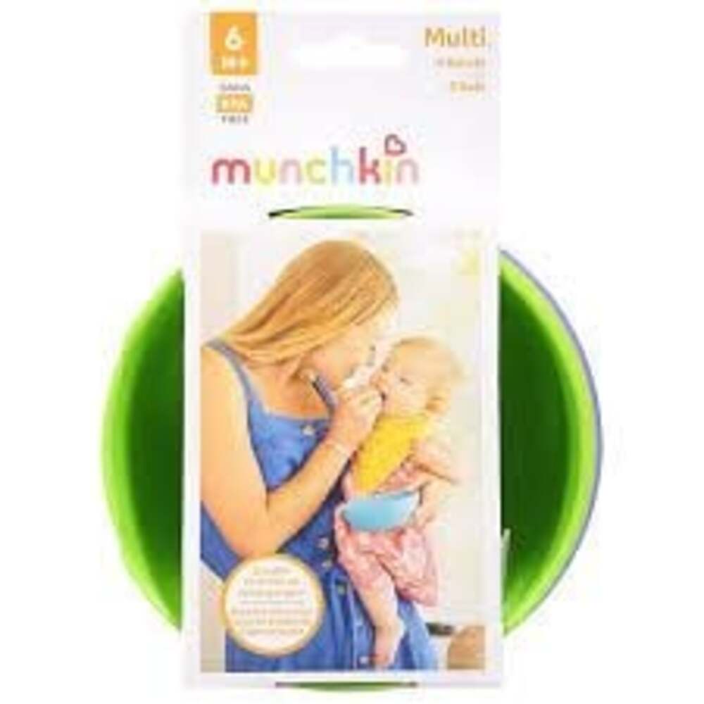 Munchkin Multi Toddler Bowls,‎ BPA-Free, 4 Count Pack